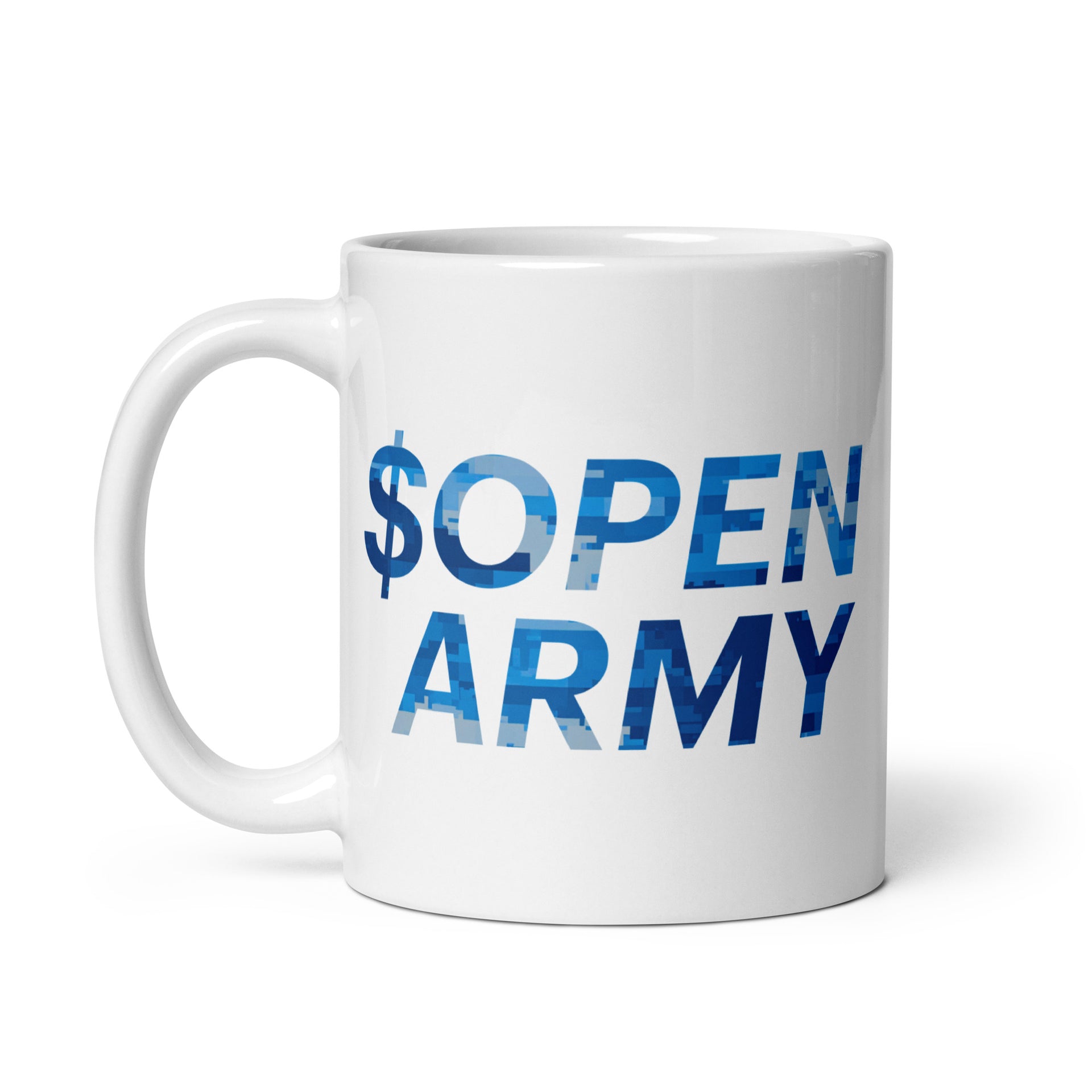 OPEN Army Mug in White  Open Army